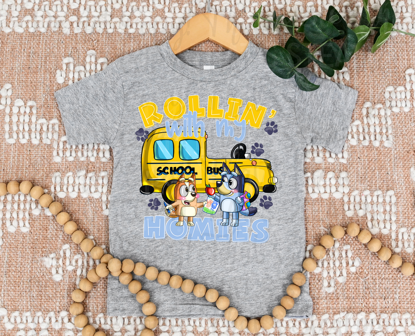 Rollin' With My Homies (Blue & Red Heeler) DTF