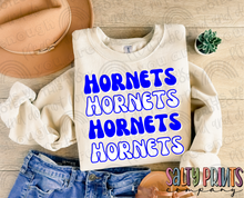 Load image into Gallery viewer, Hornets Mascot Stack DTF (Royal Blue)
