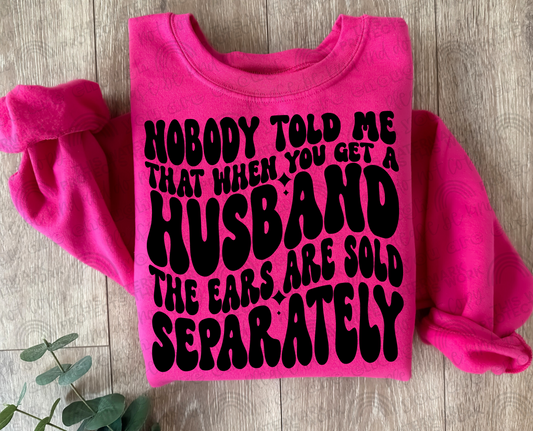 Nobody Told Me That When.. - BLACK