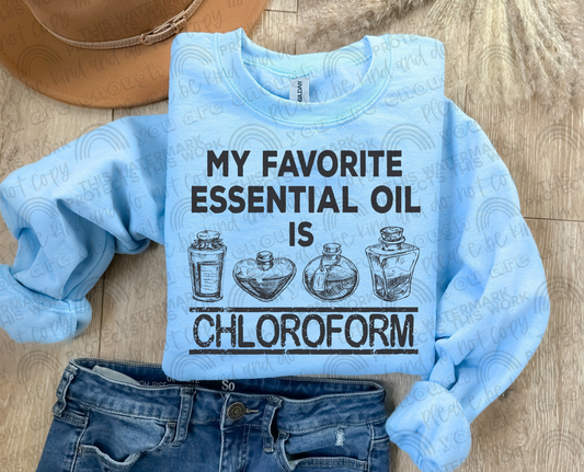 My Favorite Essential Oil is Chloroform - Black
