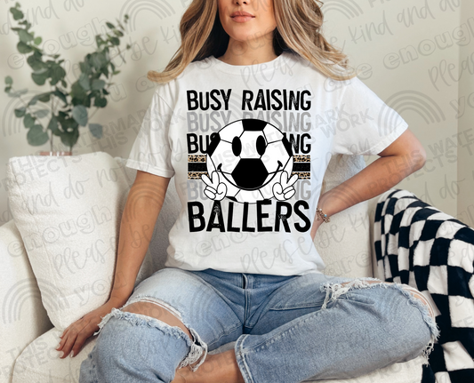 Busy Raising Soccer Ballers DTF