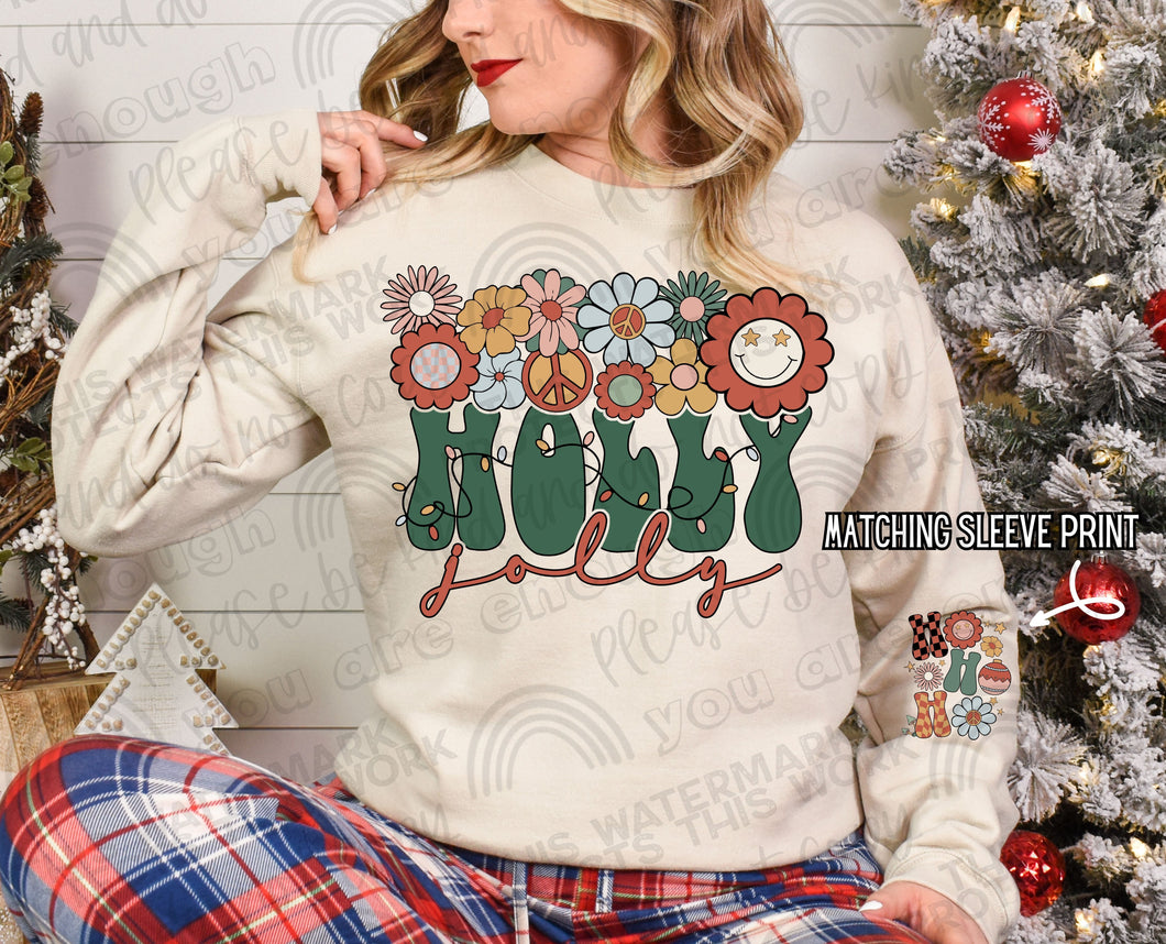 Boho Holly Jolly DTF