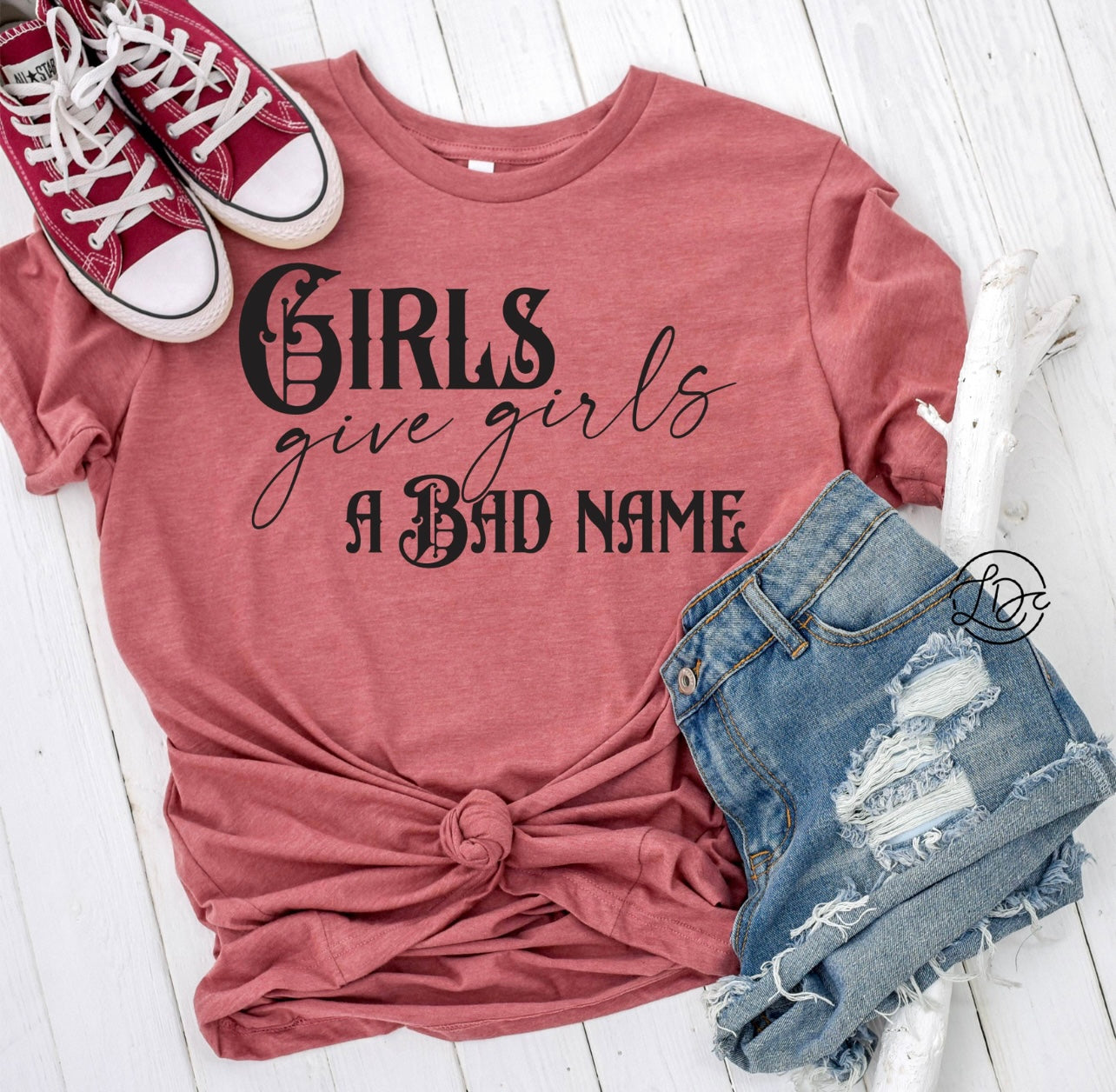 Girls Give Girls A Bad Name- Black