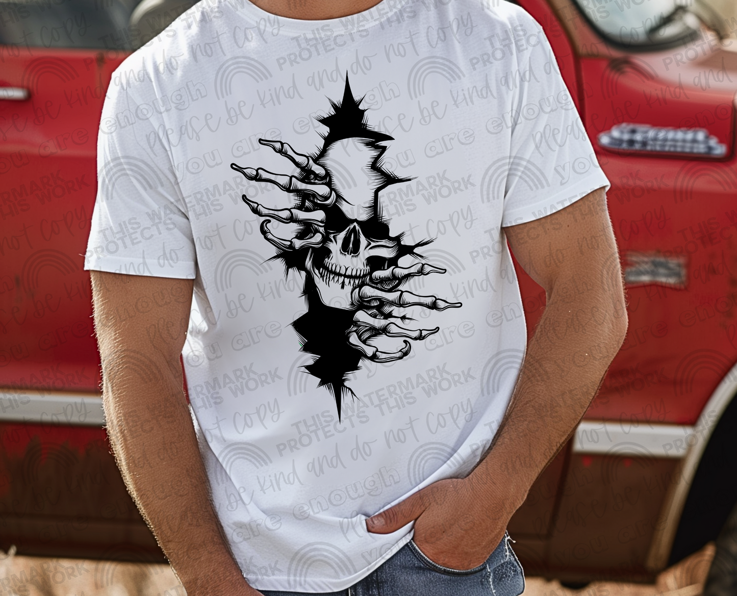 Escaping Skeleton - Black