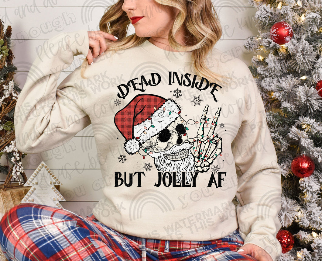 Dead Inside But Jolly AF DTF