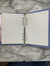 Load image into Gallery viewer, Holographic Faux Reptile Textured Budget Binder - A5 Size

