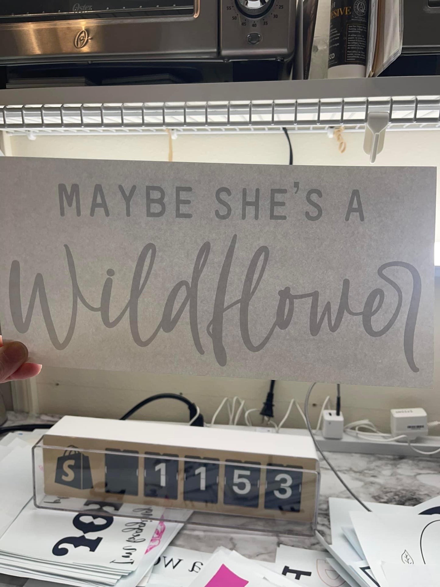 Maybe she’s a wildflower - white