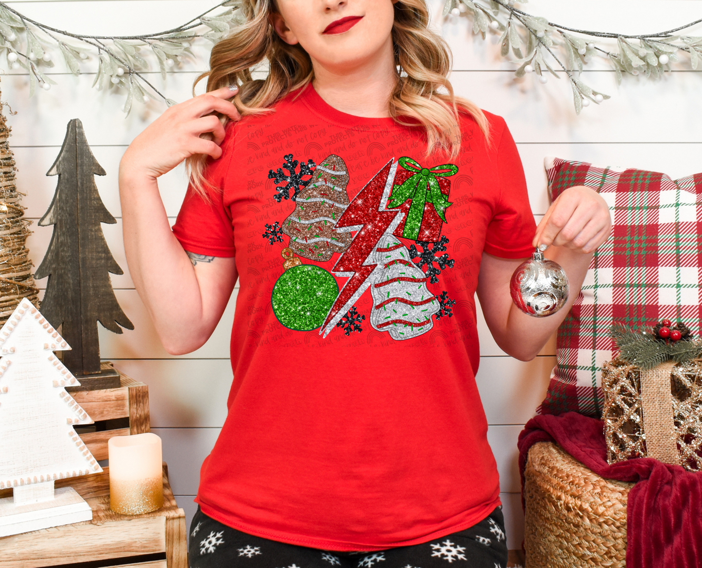 Glitter Christmas Bolt