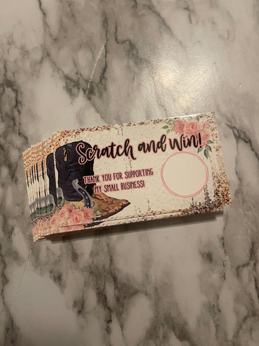 Scratch & Win Cards