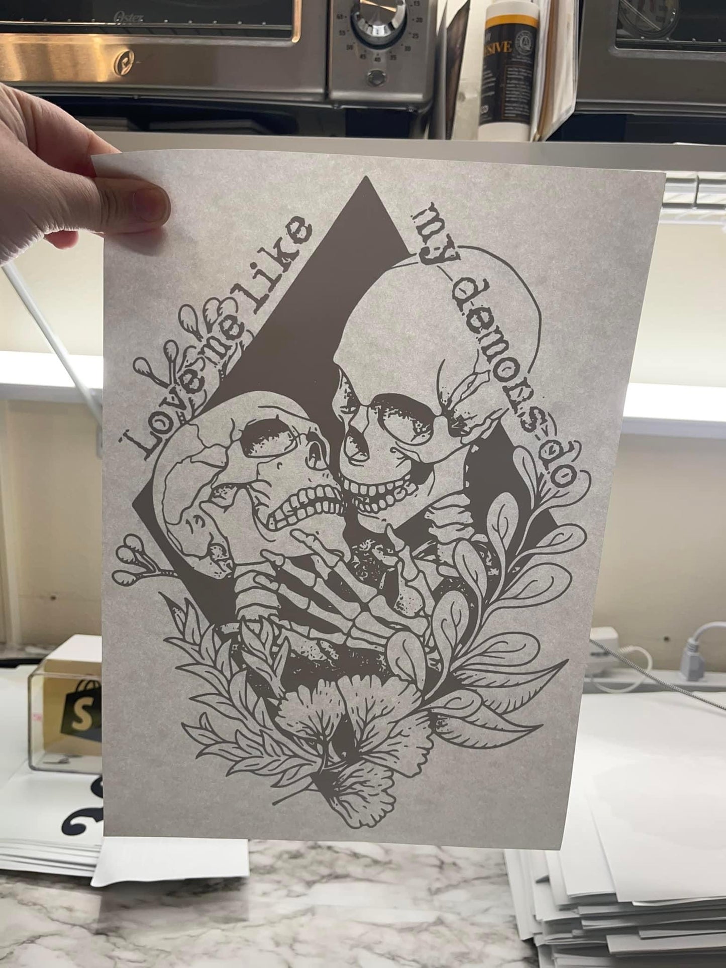 Love Me Like My Demons Do - black