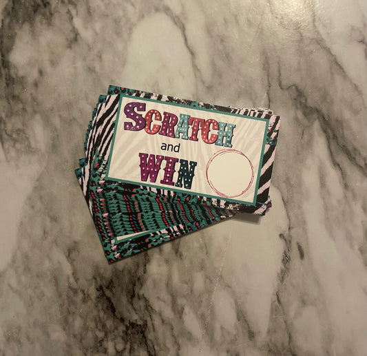 Scratch & Win Cards