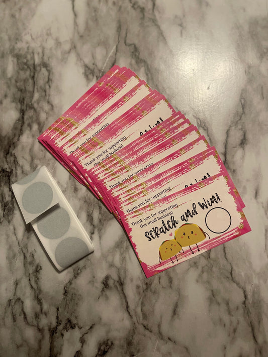 Scratch & Win Cards