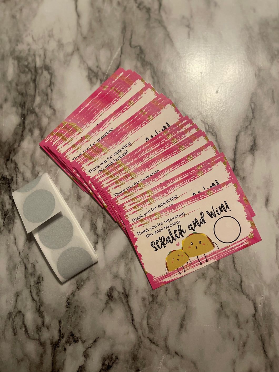 Scratch & Win Cards