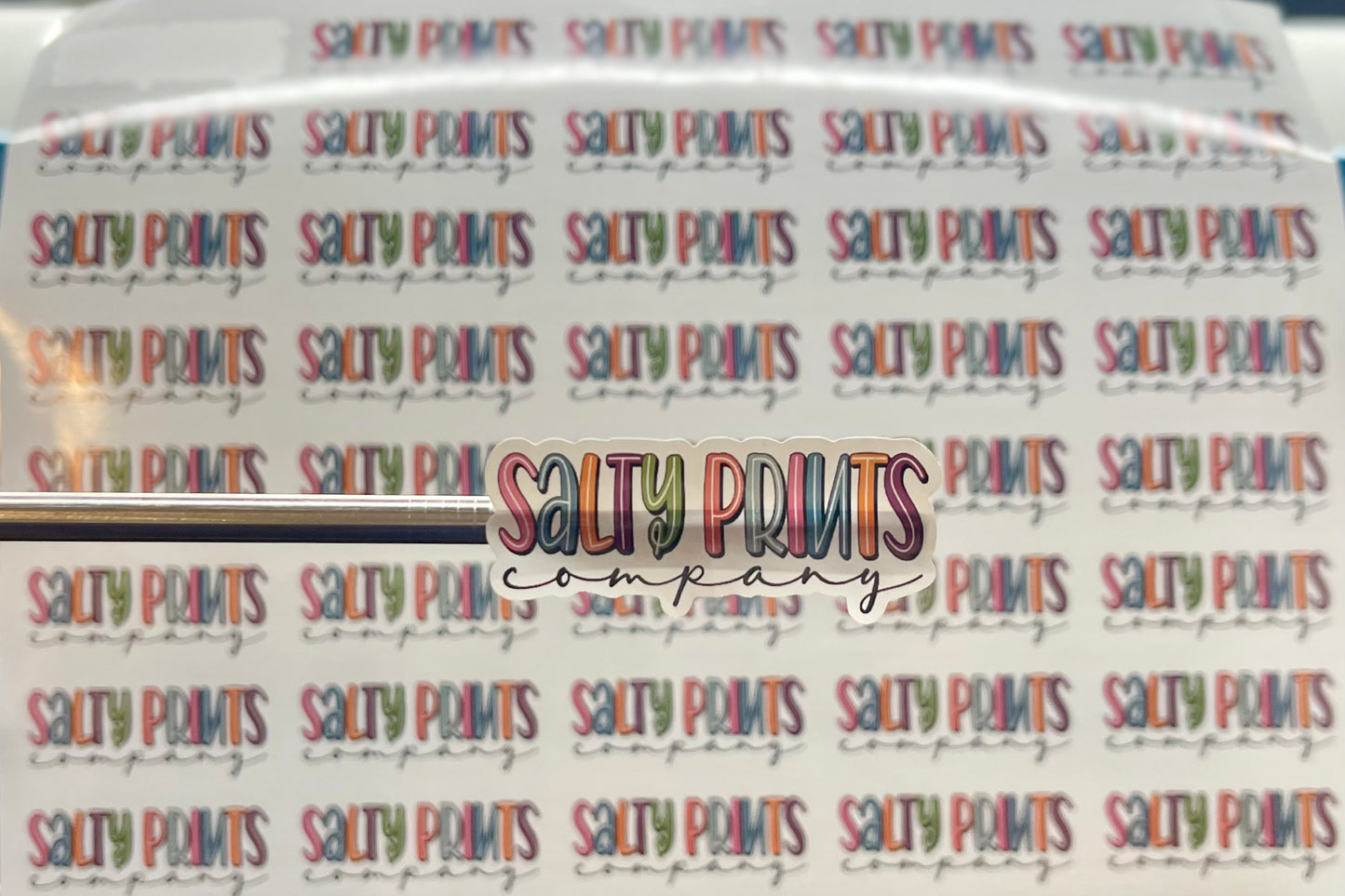 Custom Logo Sticker Sheet