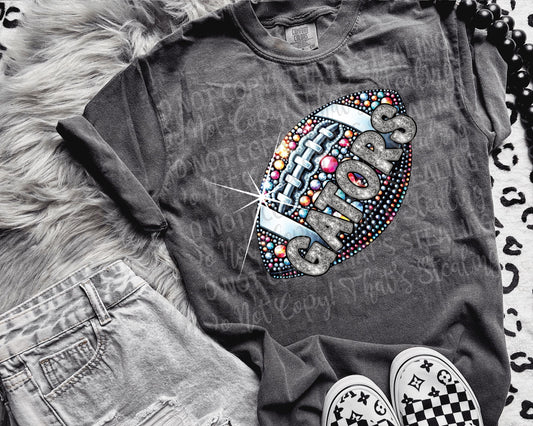 Gators Football Bling DTF