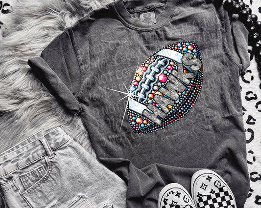 Hawks Football Bling DTF