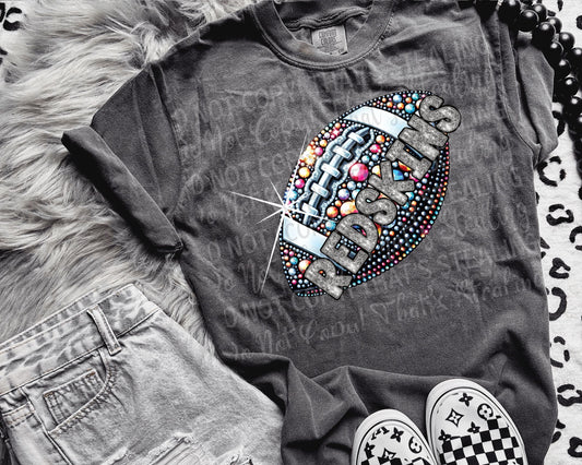 Redskins Football Bling DTF