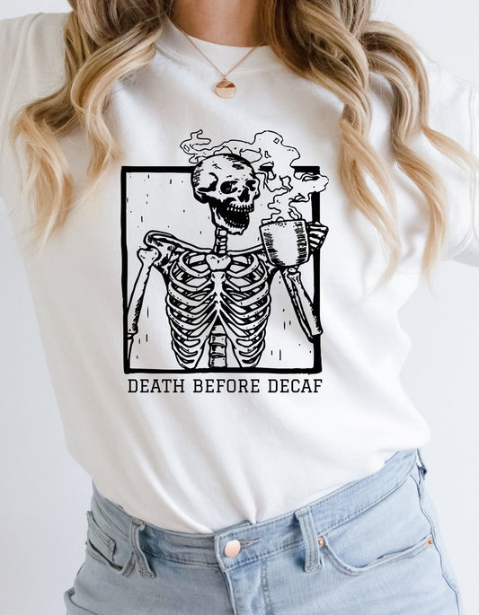 Death Before Decaf - Black