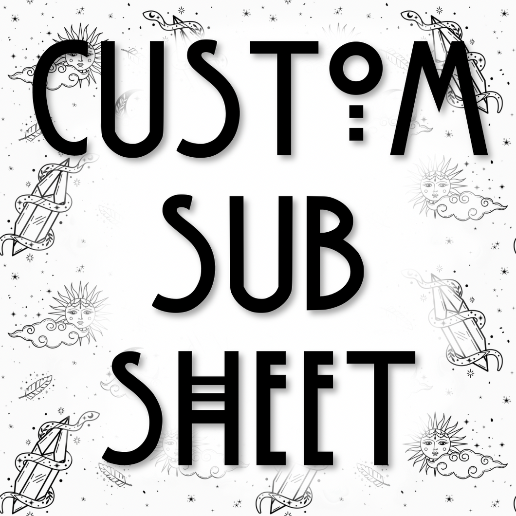 Custom Sublimation Sheet