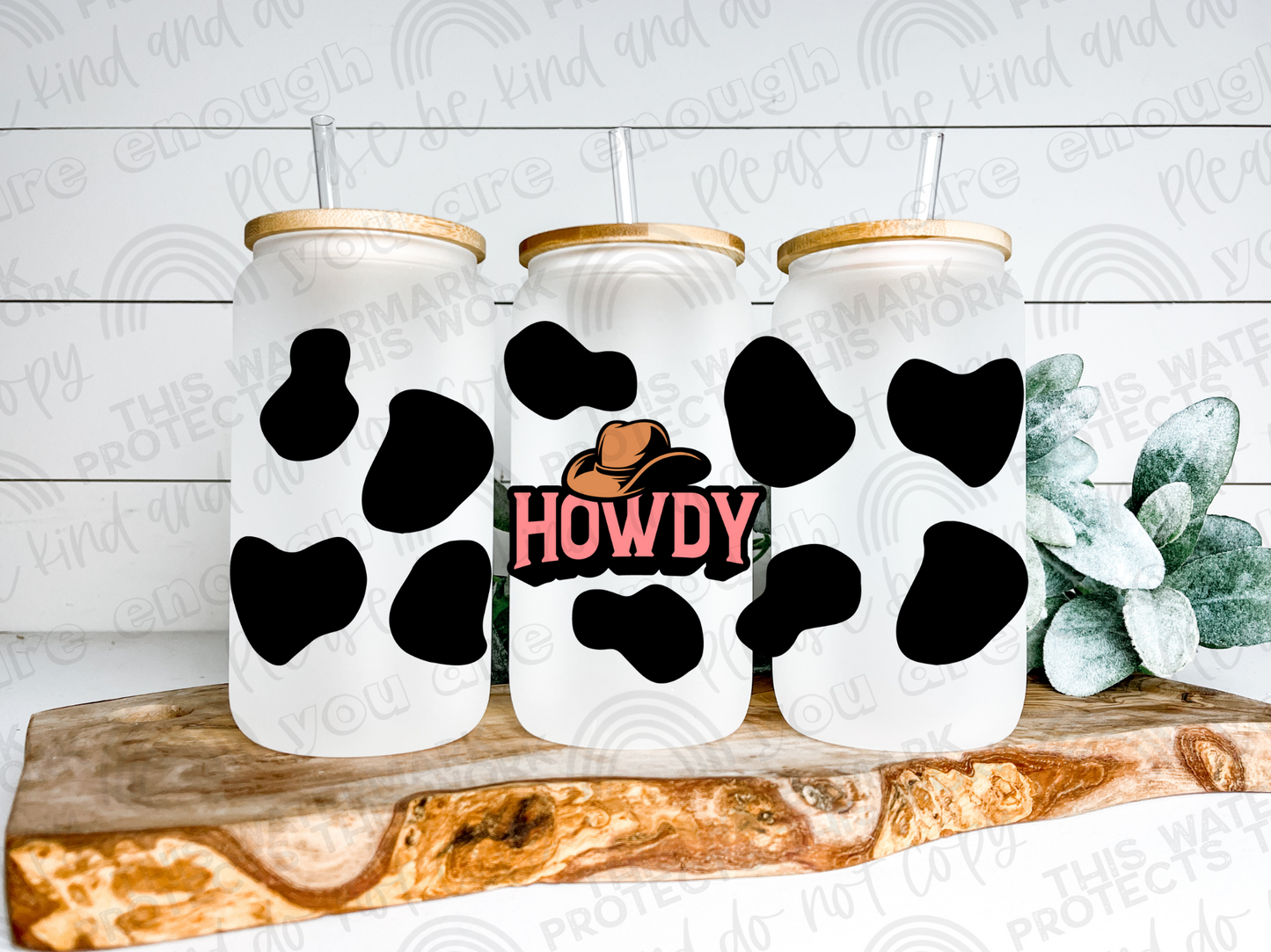 Howdy Cow Print