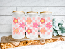 Load image into Gallery viewer, Checkered Retro Flowers
