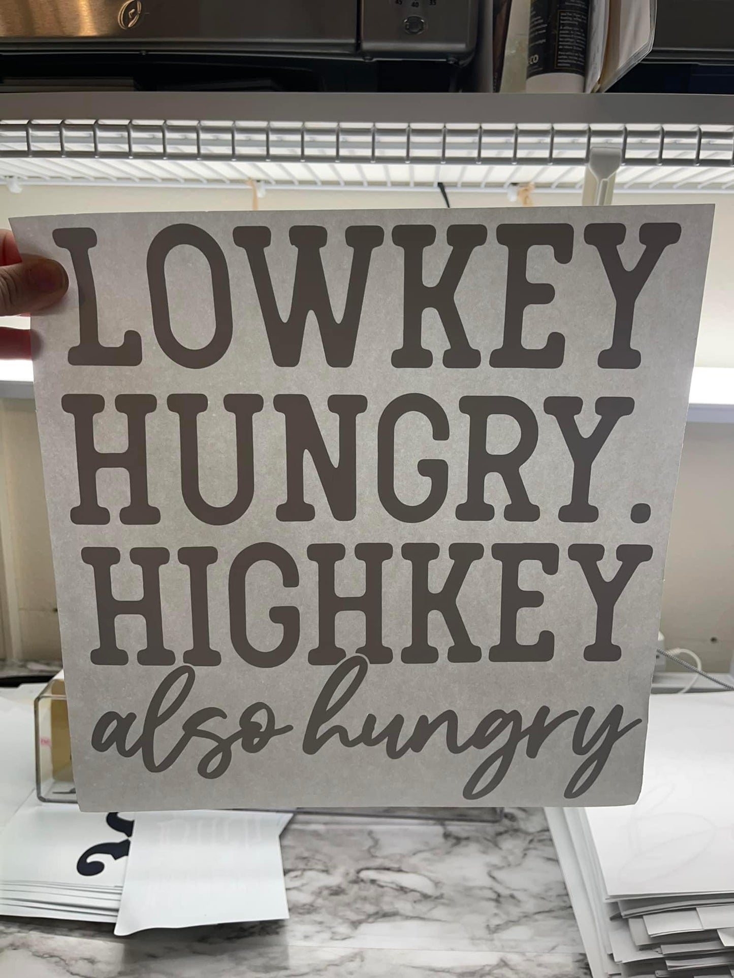 Lowkey Hungry - Black