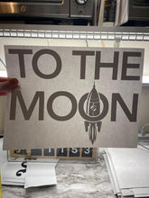 Load image into Gallery viewer, To the moon - black
