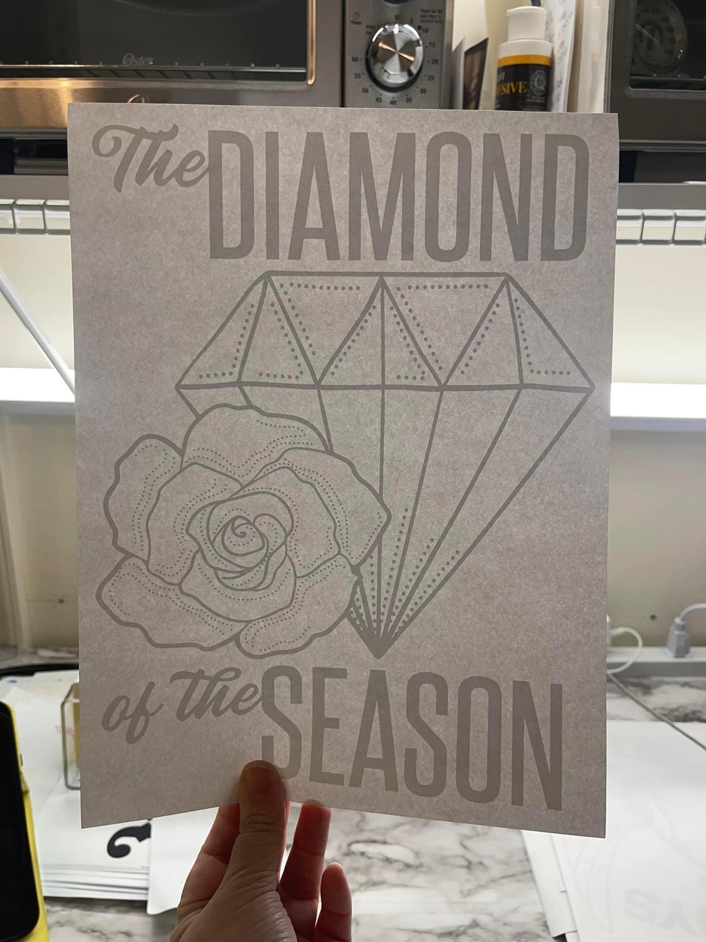 The Diamond of the season - white