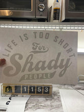 Load image into Gallery viewer, Shady people - white
