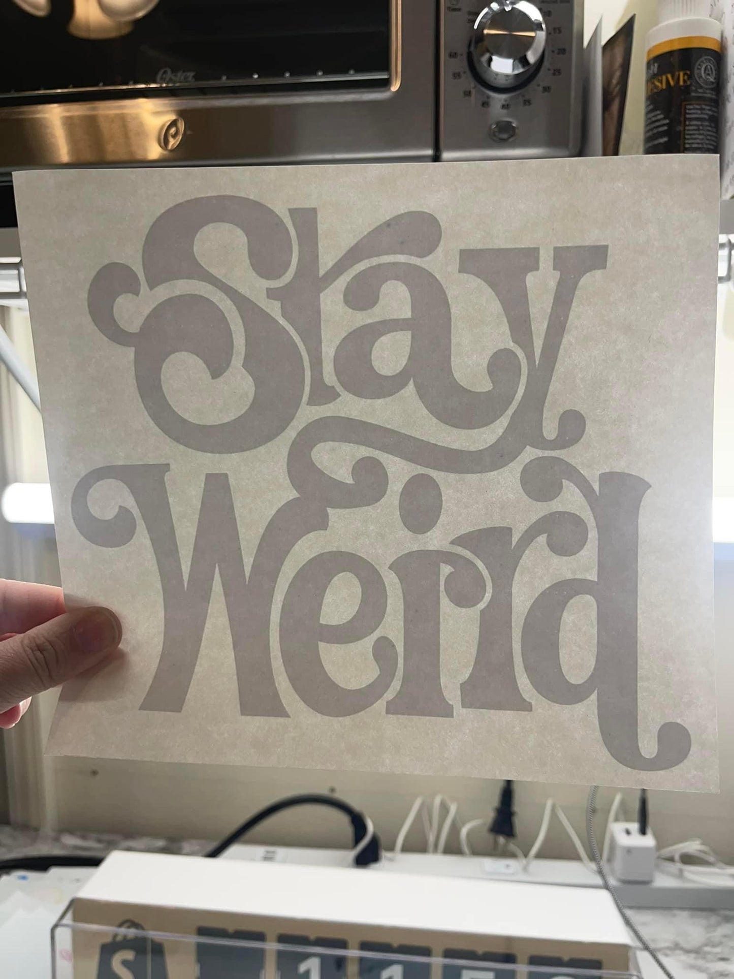 Stay Weird -White - Toddler/ Small Youth