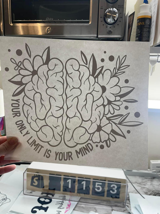 Your only limit is your mind - black