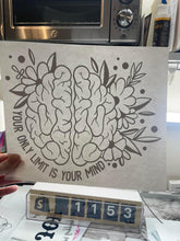 Load image into Gallery viewer, Your only limit is your mind - black
