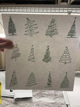 Load image into Gallery viewer, Christmas Trees - Green
