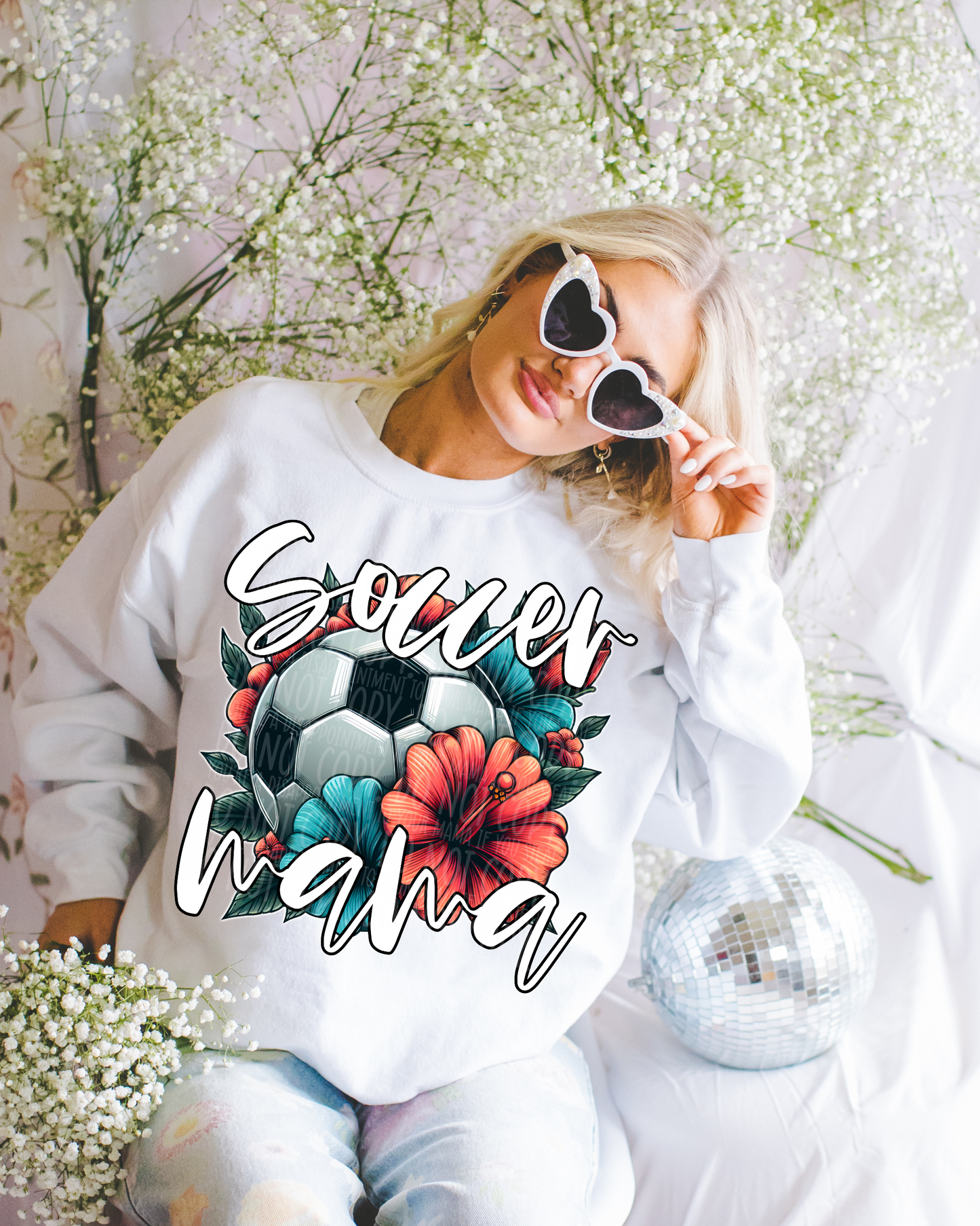Soccer Mama Floral Sublimation