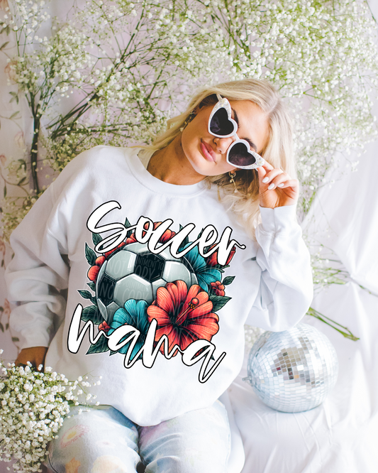Soccer Mama Floral Sublimation