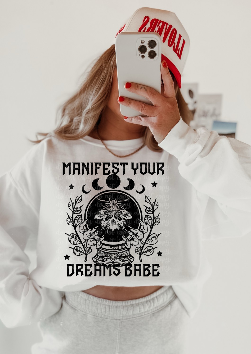 Manifest Your Dreams Babe Sublimation