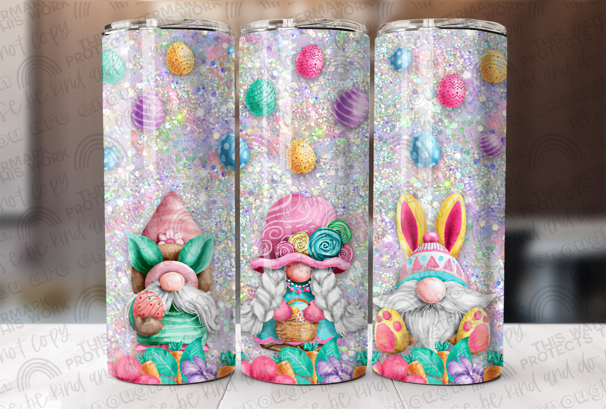 Glitter Easter Gnomes