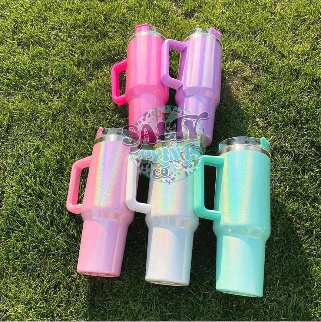 40 OZ Holographic Shimmer Tumbler
