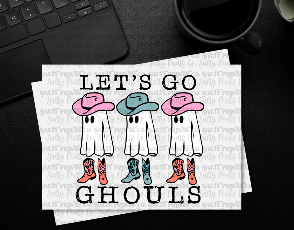 Let’s Go Ghouls HTV Transfer