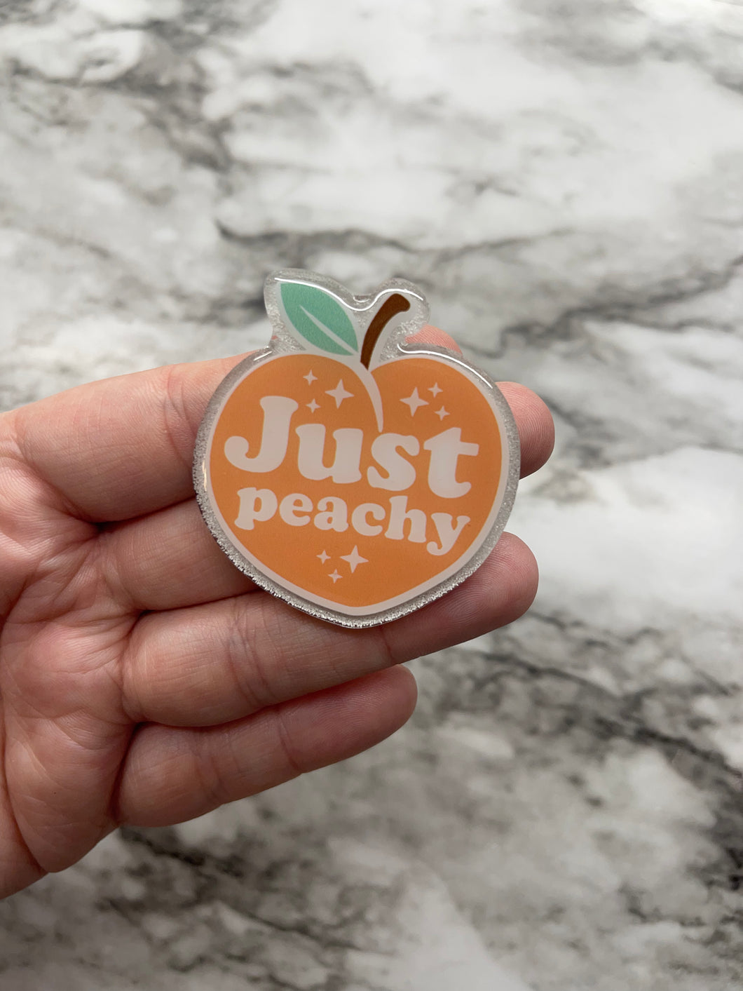 Badge Reel - Just Peachy