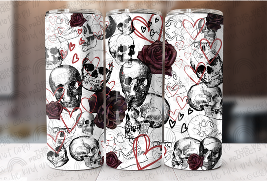 Gothic Skulls & Hearts