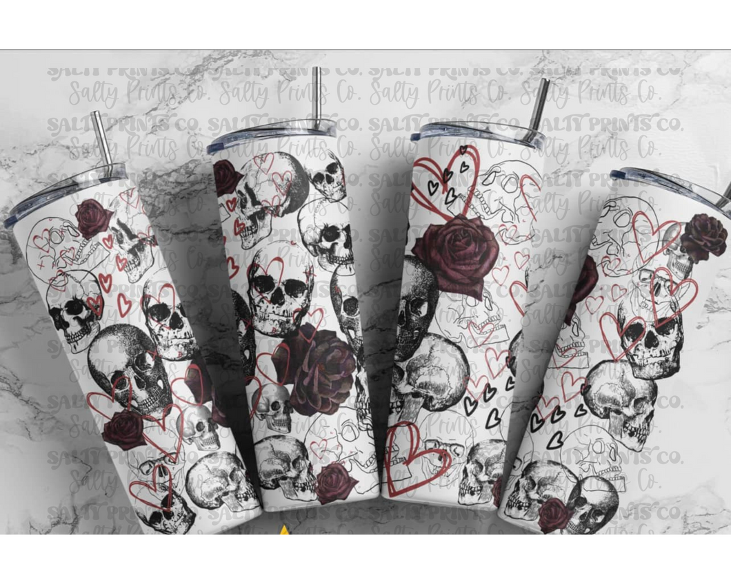 Gothic Skulls & Hearts