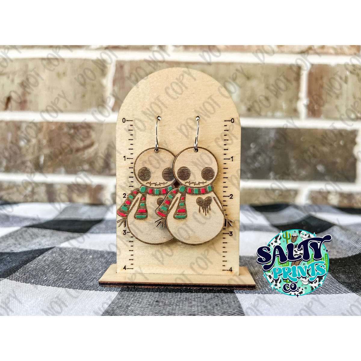 Spooky Christmas Earrings