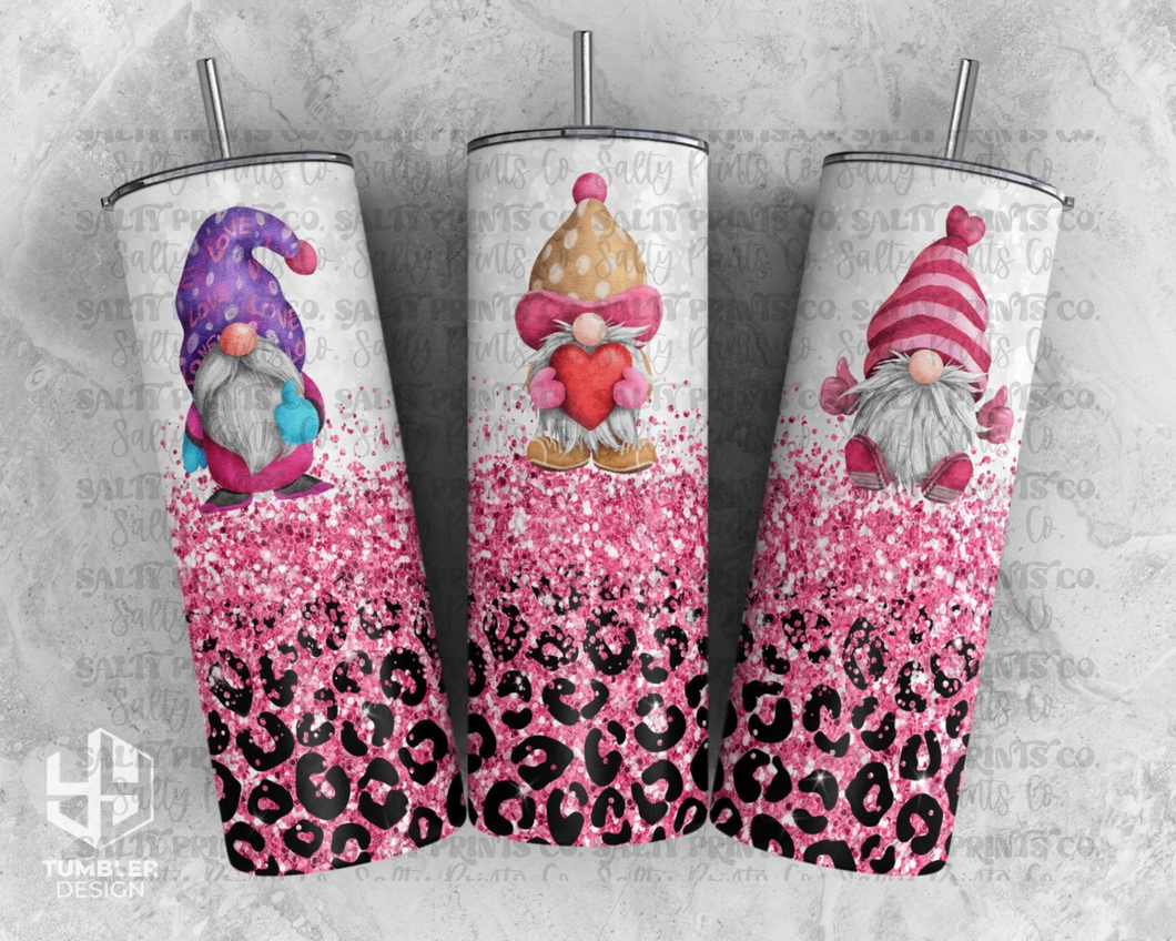 Leopard Pink Gnomes